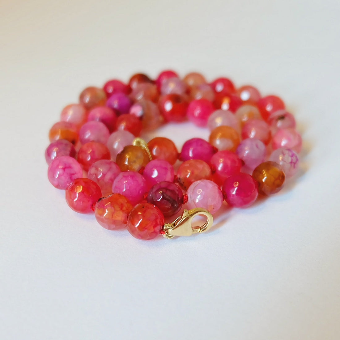 red agate necklace