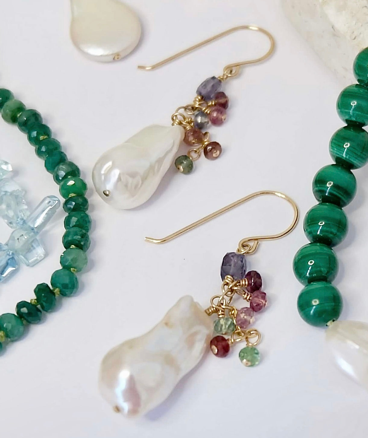 Elegant bridal and bridesmaid earrings designed to enhance the beauty of weddings with a touch of sophistication.