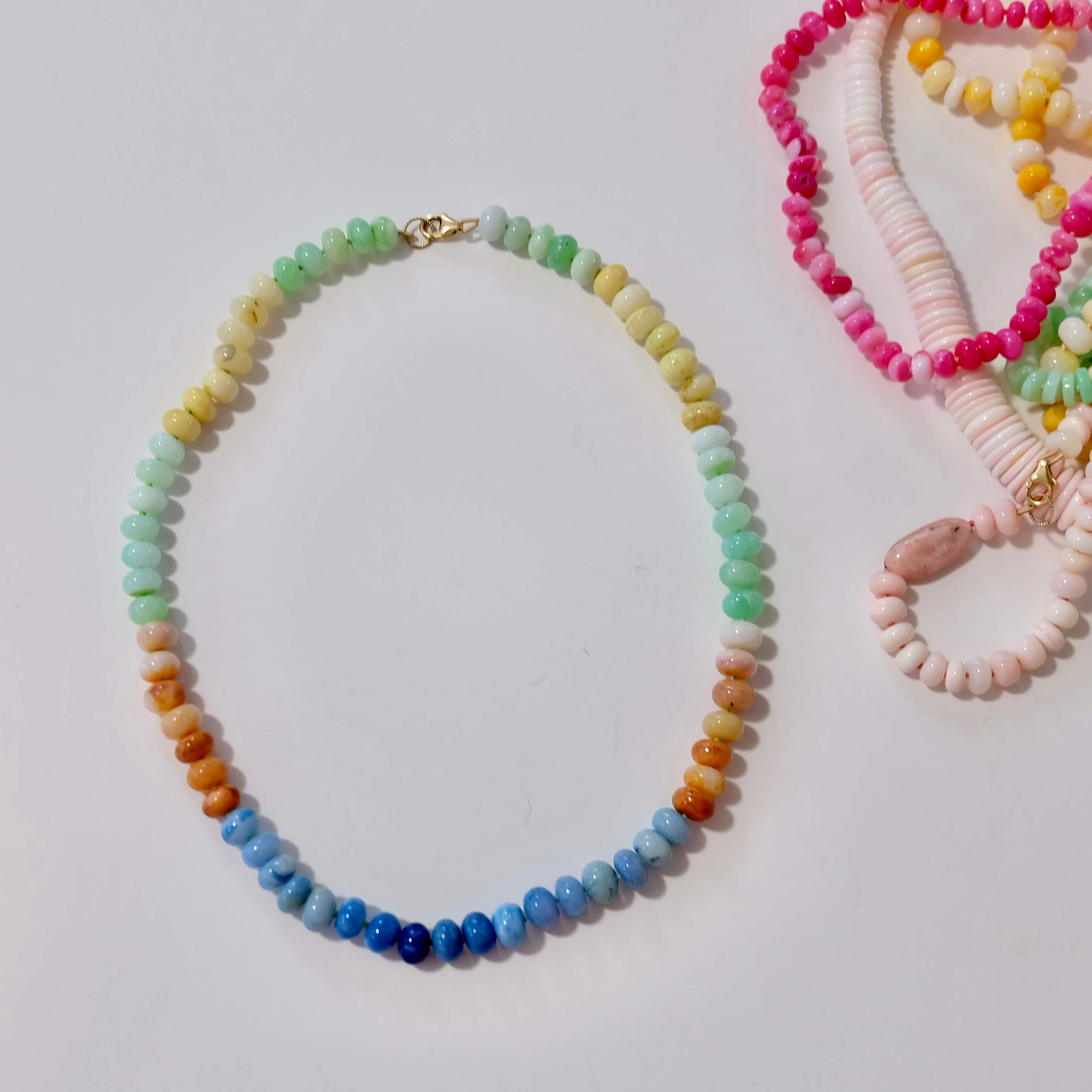 Multicolor Opal Candy Necklace