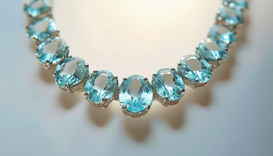aquamarine necklace