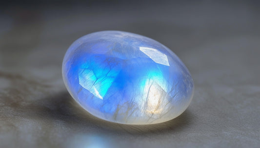 close up shot of radiant ceylon moonstone