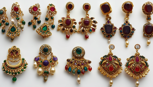 collection of earrings