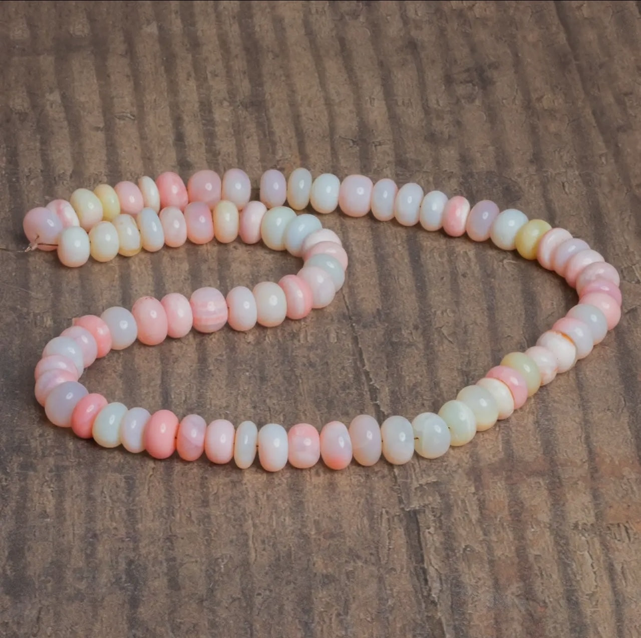 10-11mm Orange Yellow Opal