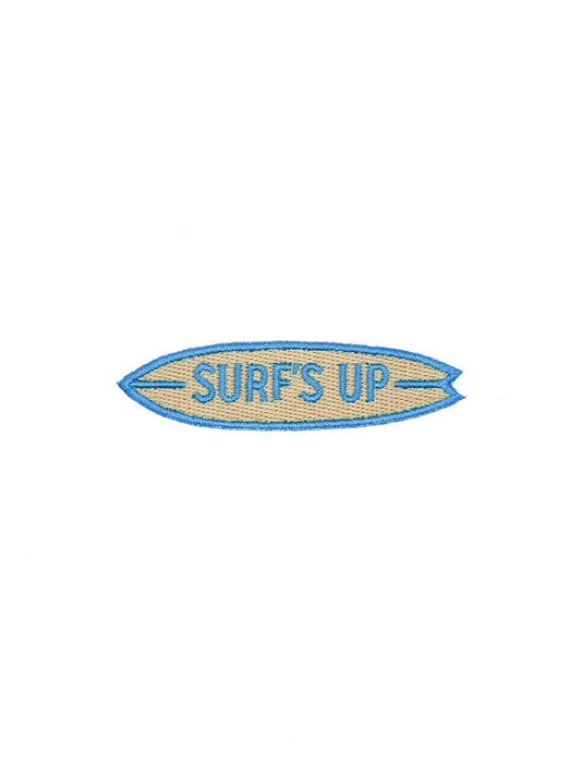 Surf's Up Embroidered Iron On Patch