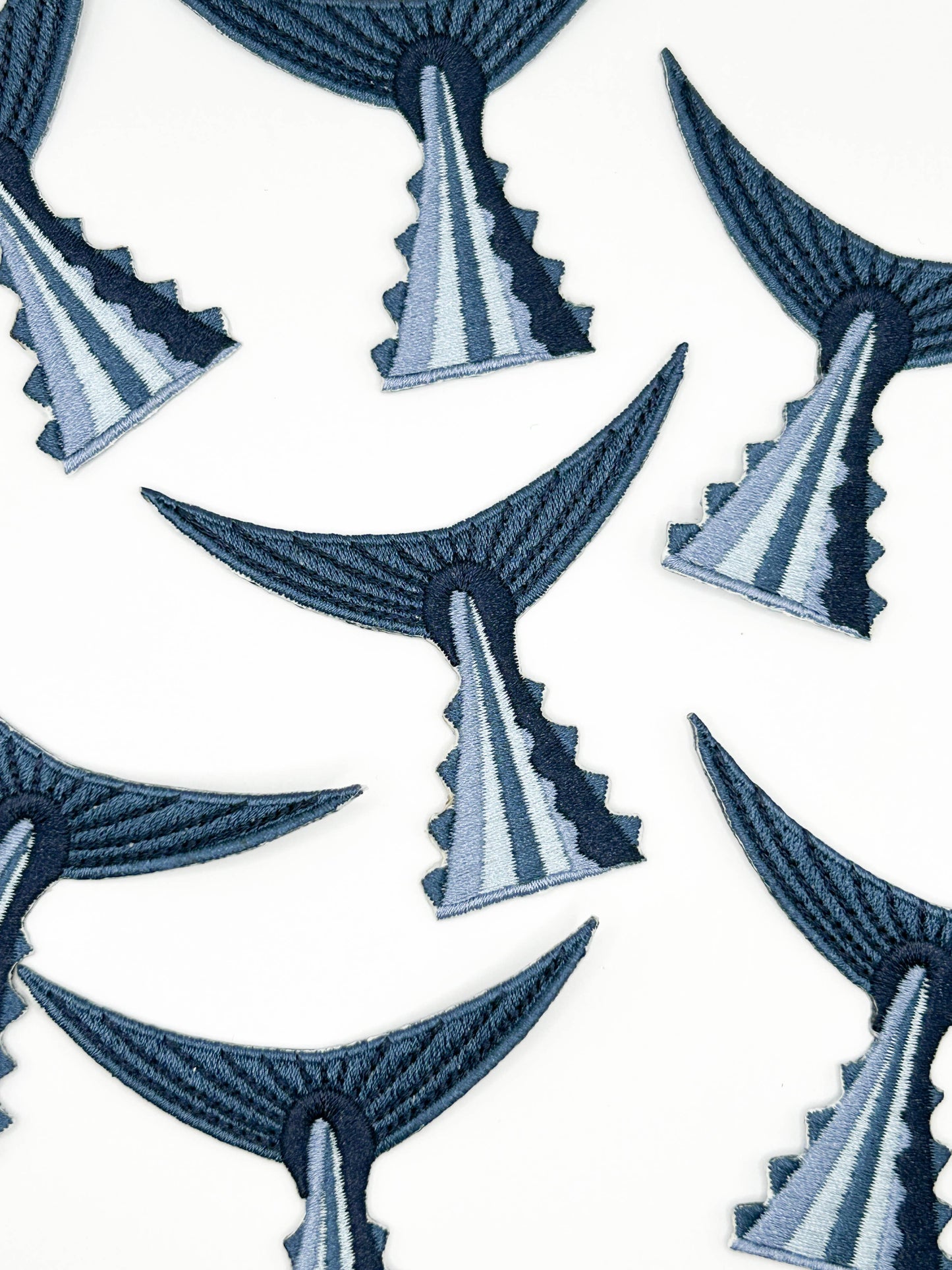 Tuna Tail Iron On Patch
