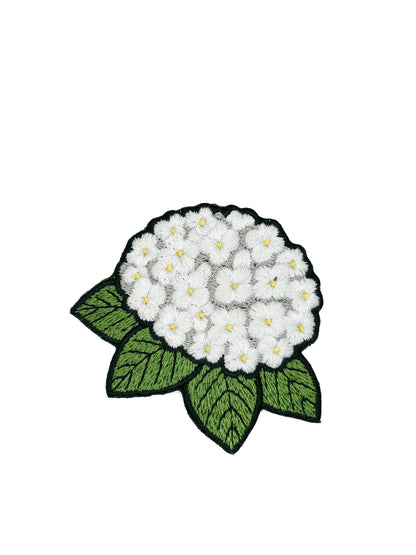 Hydrangea Iron On Patch