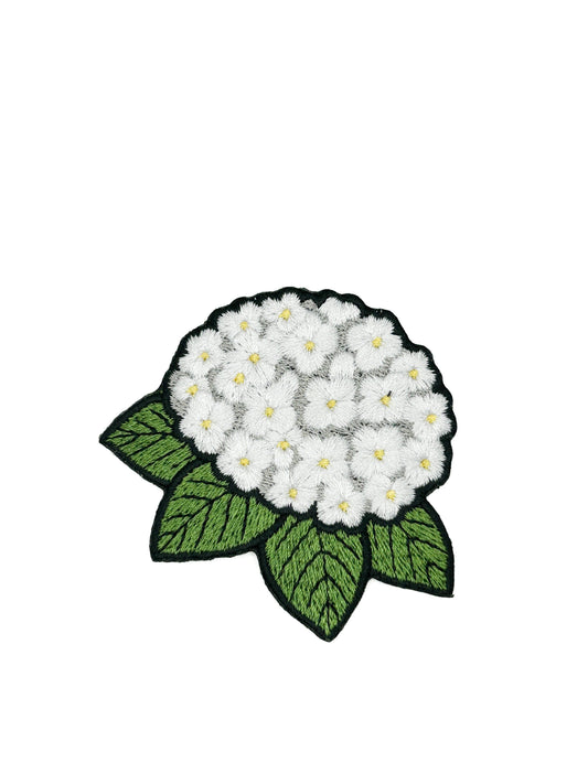 Hydrangea Iron On Patch