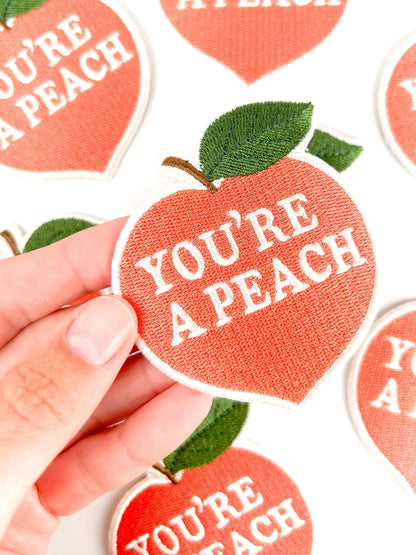 You're a Peach Iron On Patch