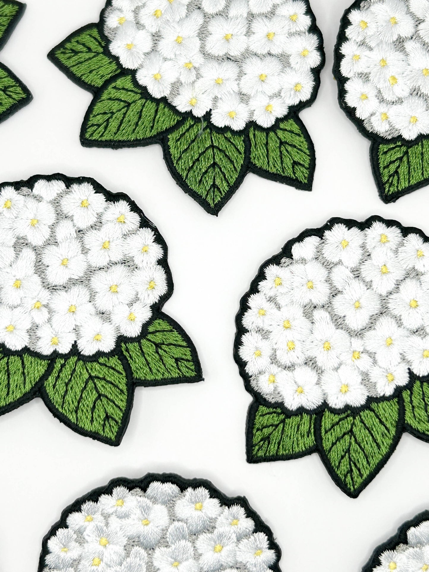 Hydrangea Iron On Patch
