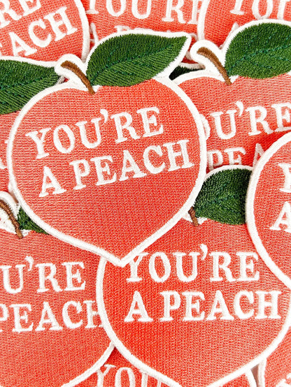 You're a Peach Iron On Patch