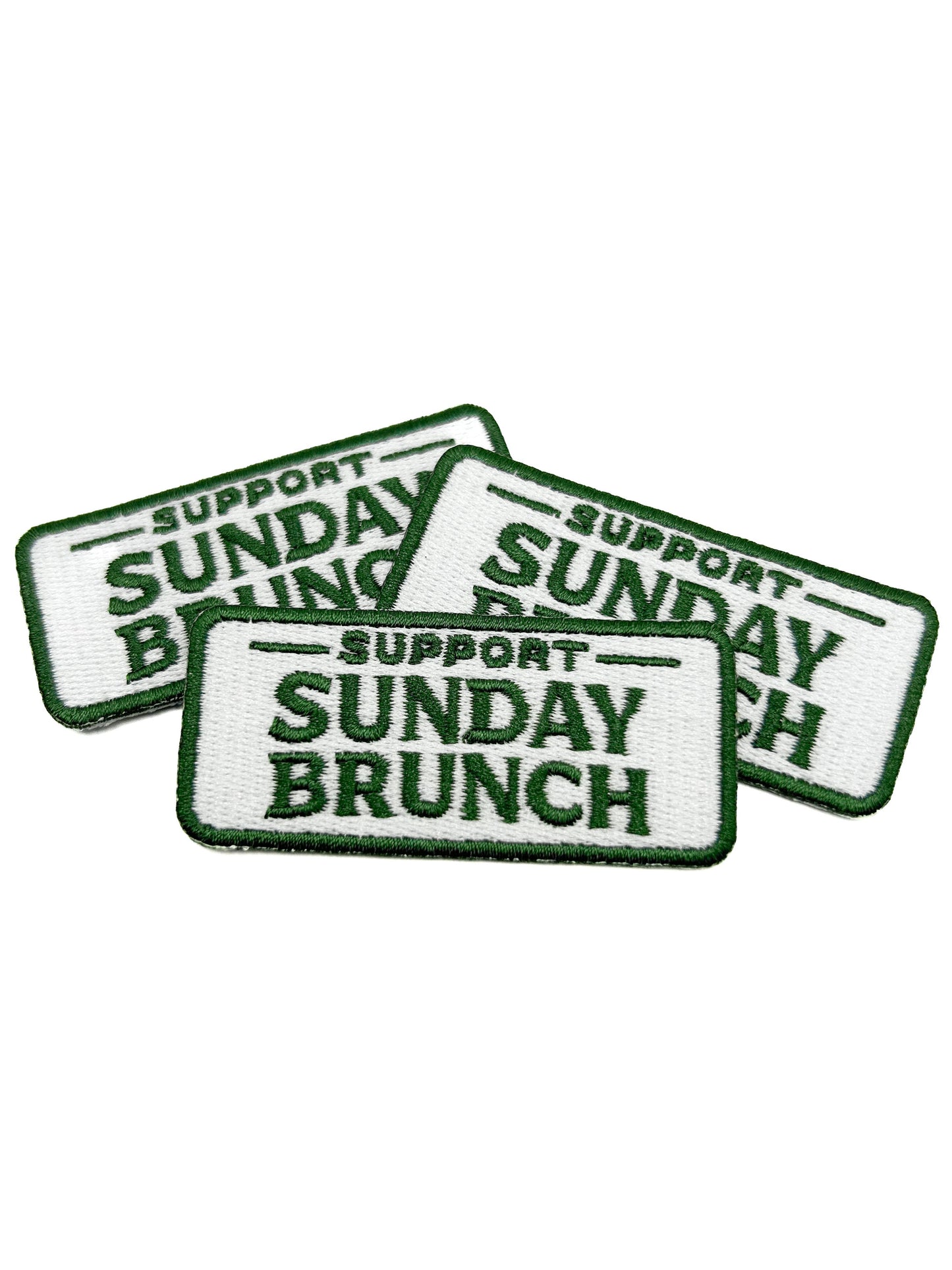 Support Sunday Brunch Iron On Patch