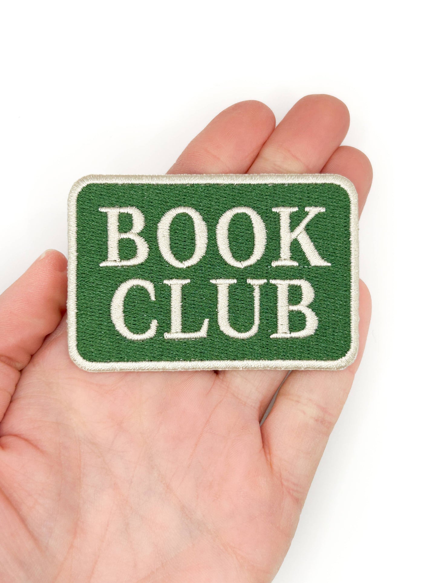Book Club Iron On Patch