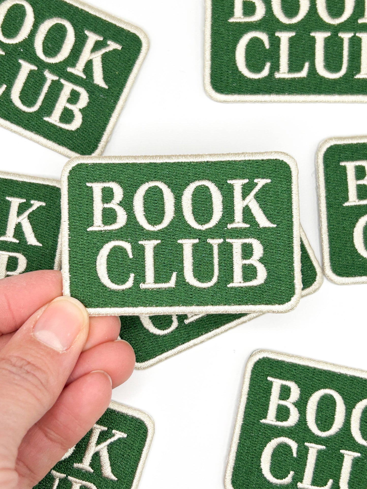 Book Club Iron On Patch