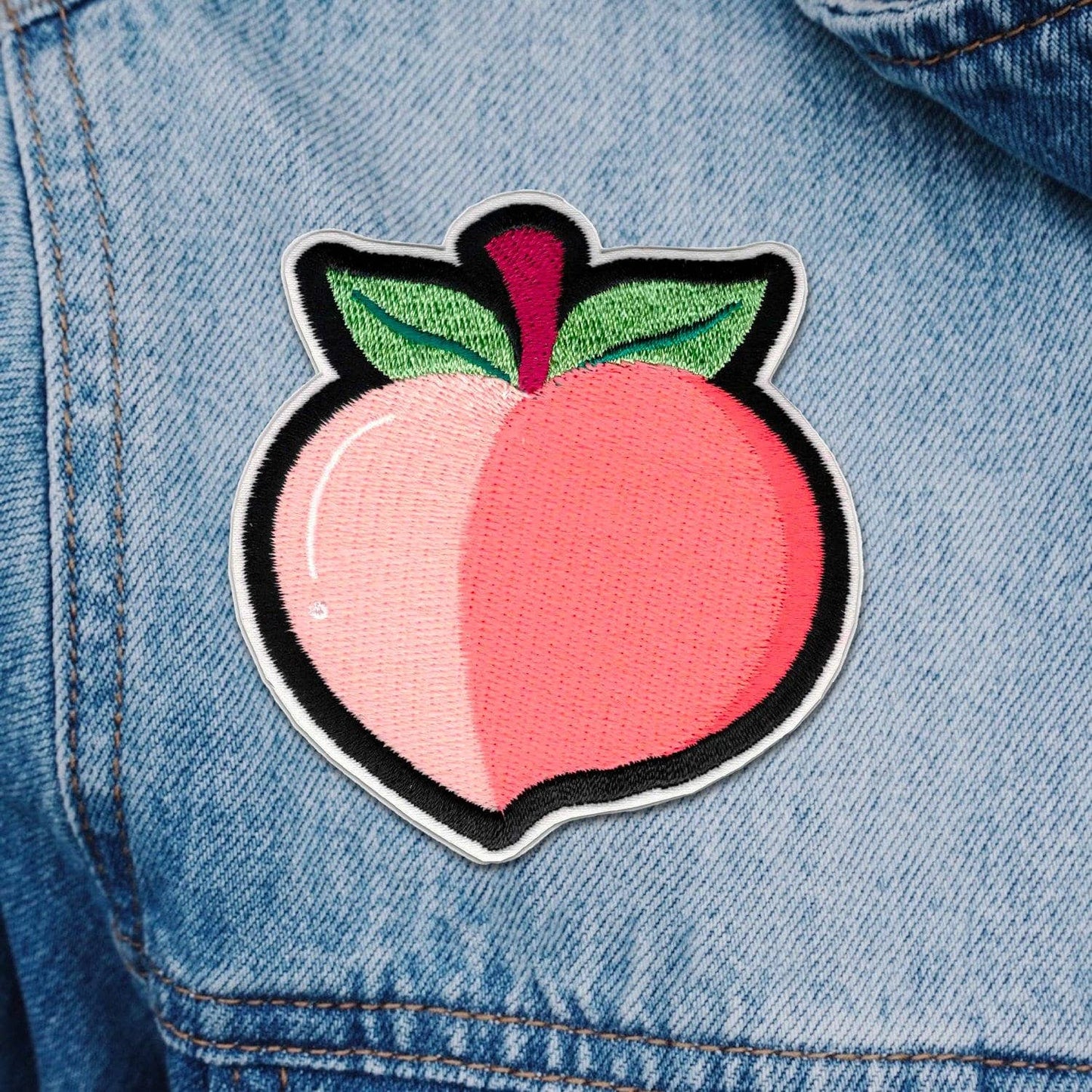 Peach Iron On Patch