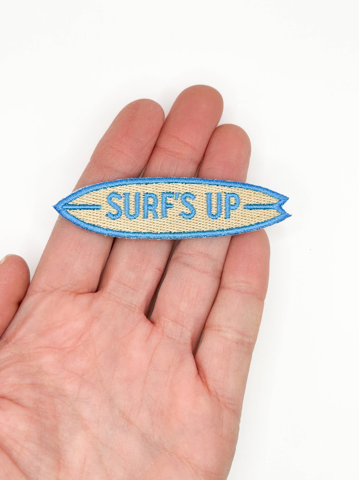 Surf's Up Embroidered Iron On Patch