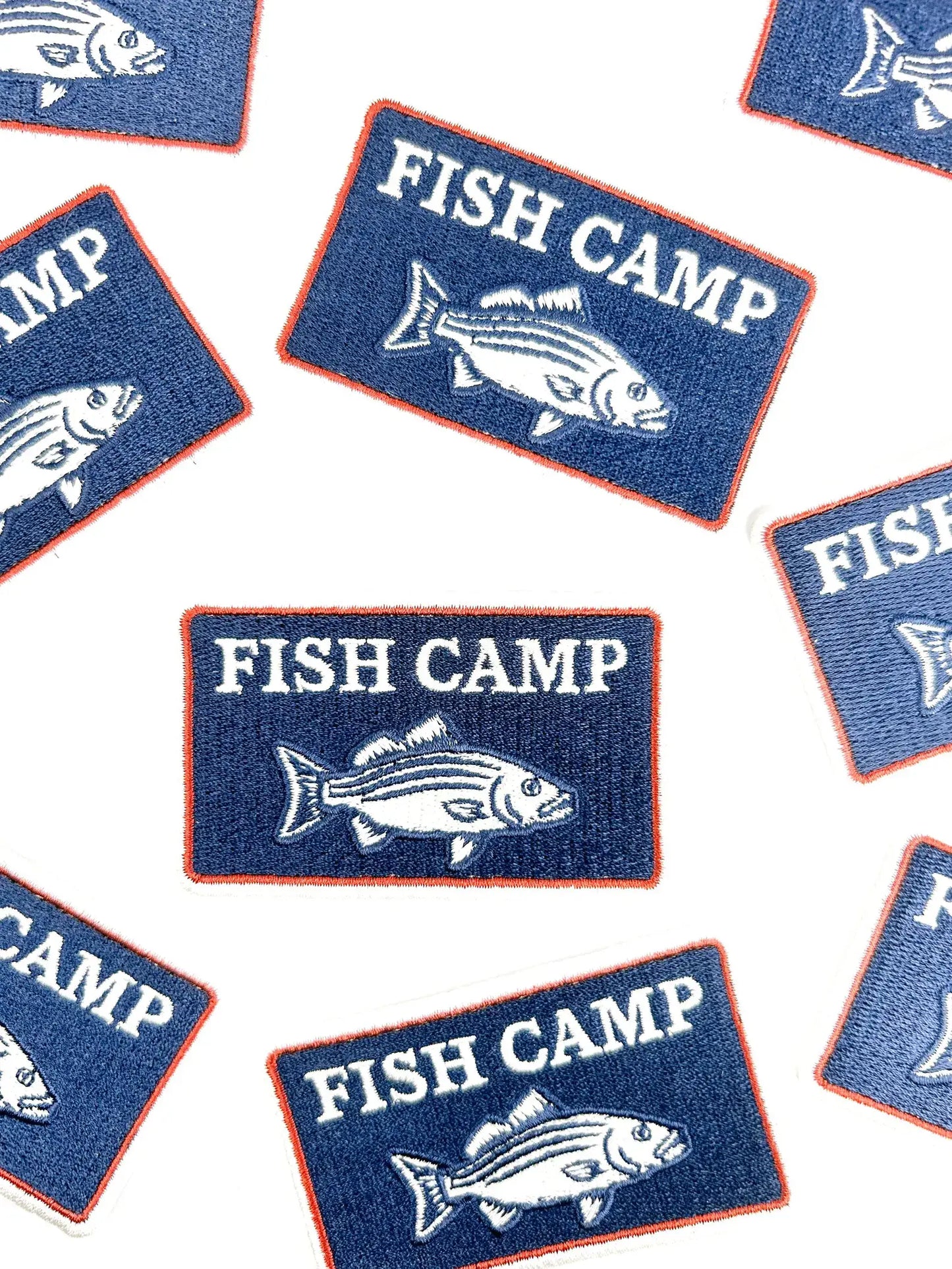 Fish Camp Iron On Patch