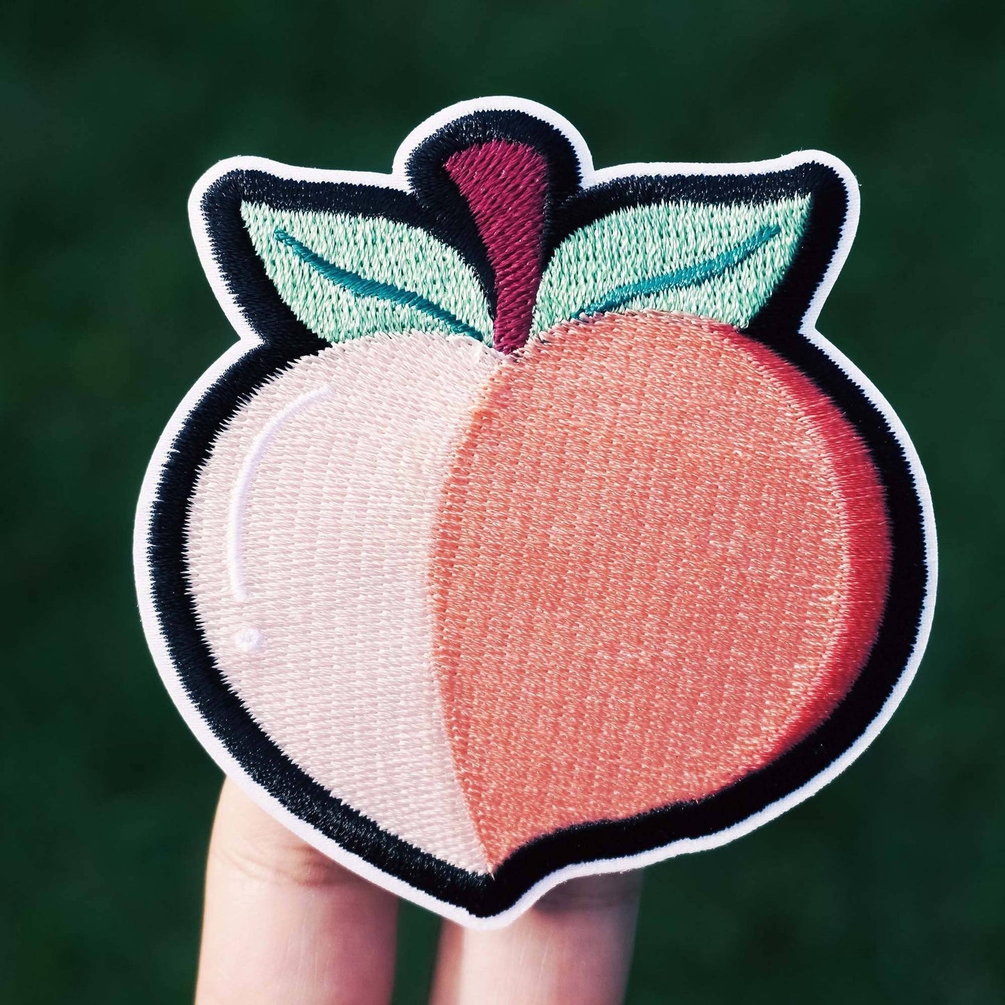 Peach Iron On Patch