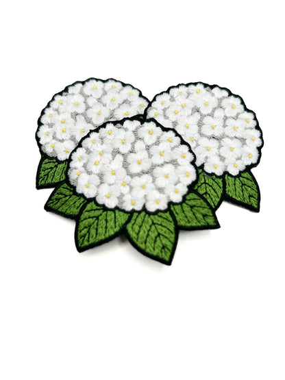 Hydrangea Iron On Patch