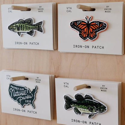 Take the Scenic Route embroidered iron-on patch, view 4