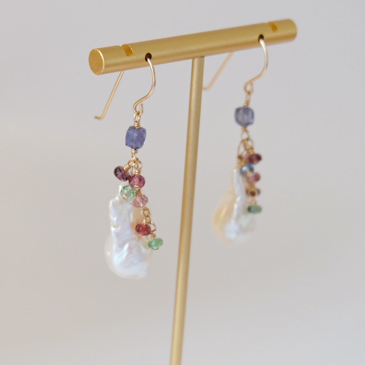 Baroque Pearl-Dangle Earrings