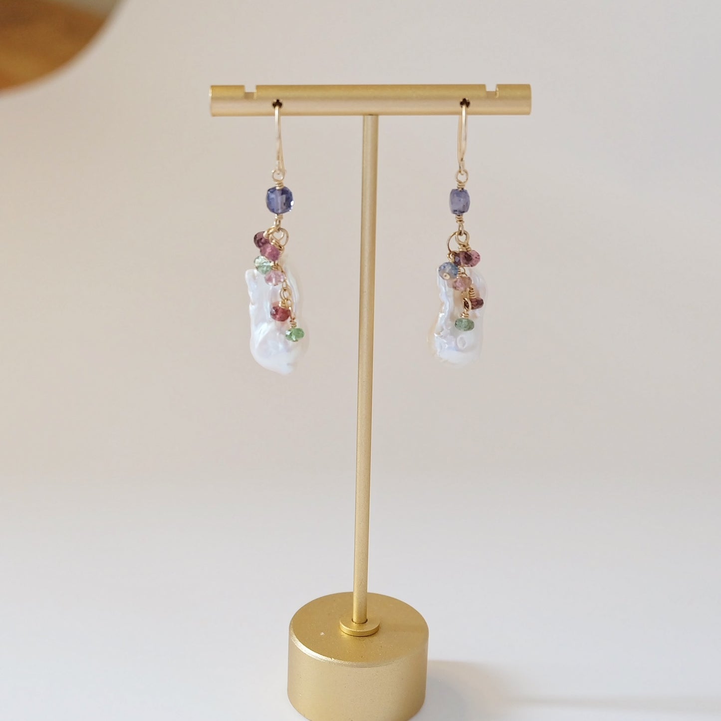 Baroque Pearl Earrings-Dangle