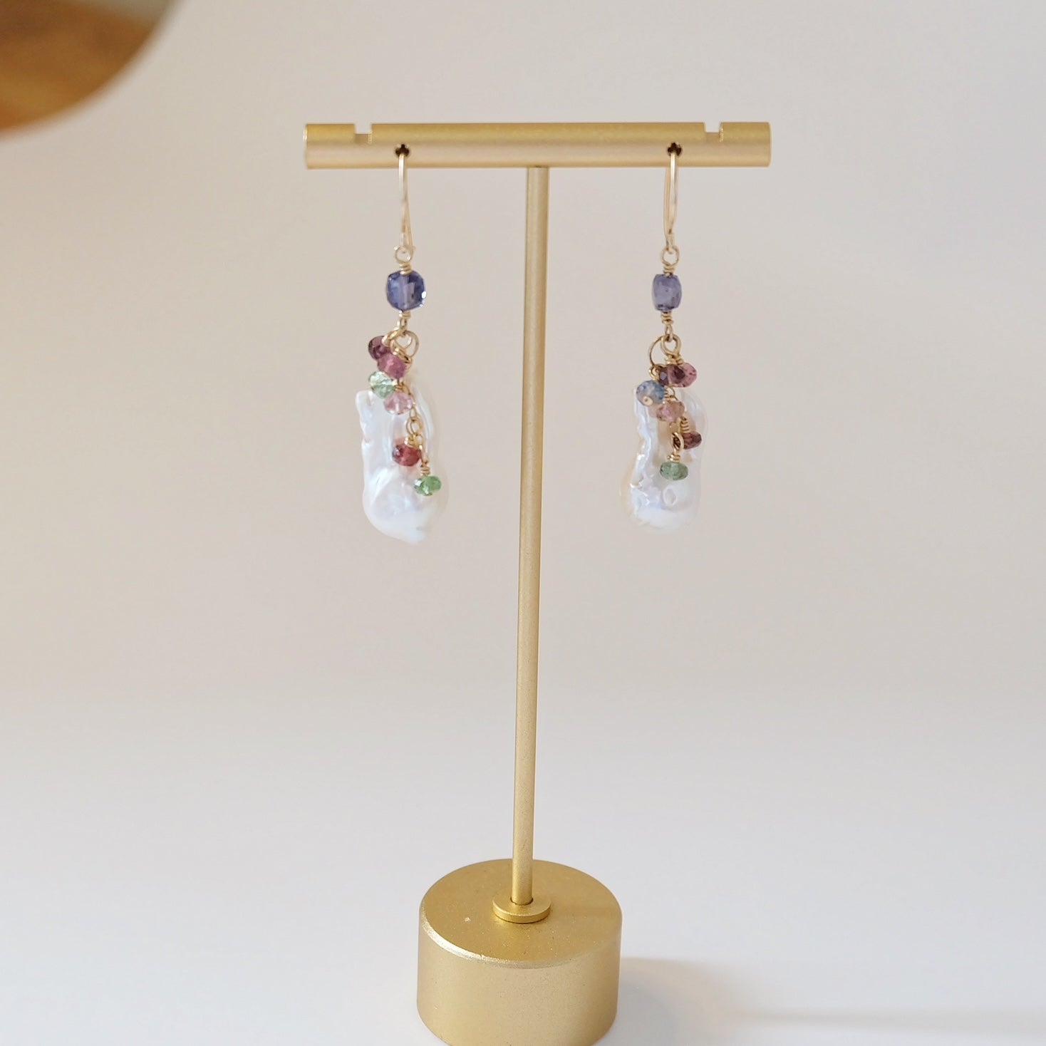 Baroque Pearl Earrings-Dangle