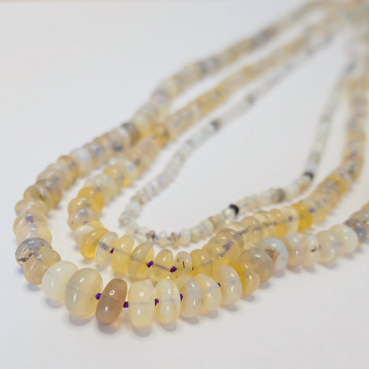 Beaded Opal Necklace-Opal Beads