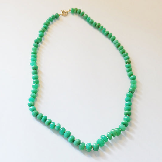 Chrysoprase Candy Necklace