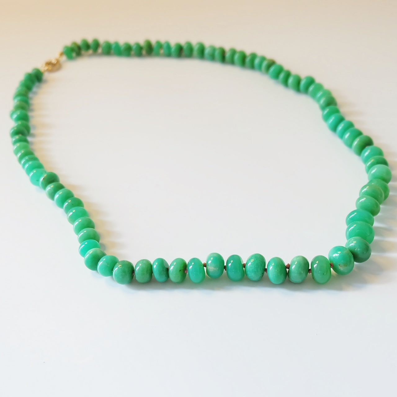 Chrysoprase Candy Necklace