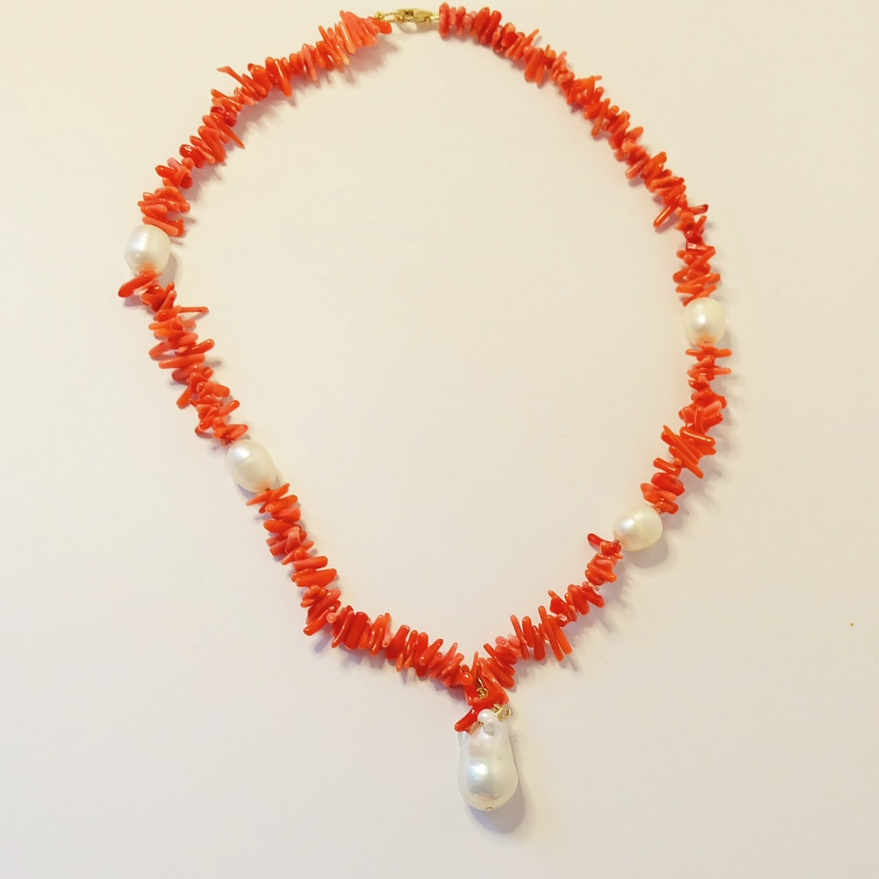 Coral Charm Necklace