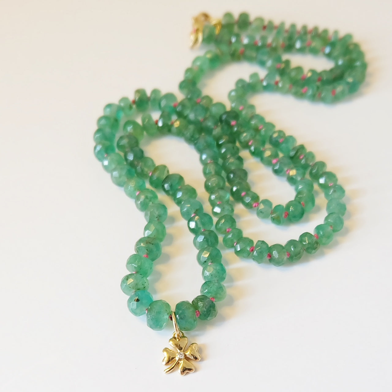 Emerald Bead Necklace