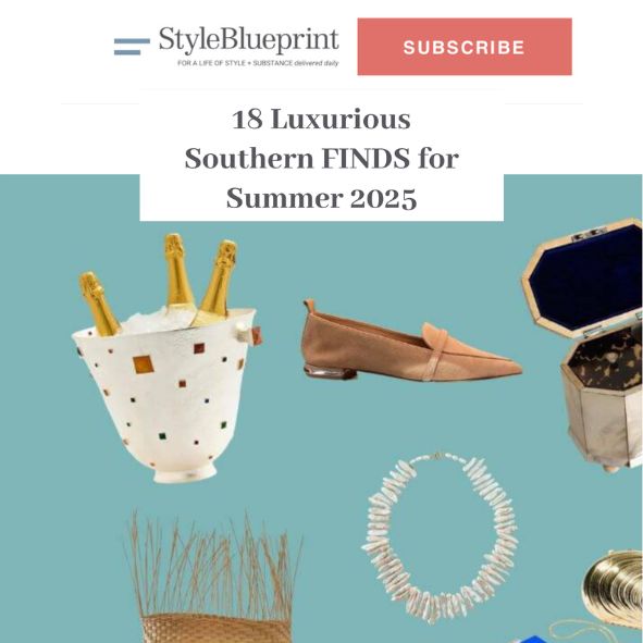 Featured on StyleBlueprint for our Biwa Pearl Necklace
