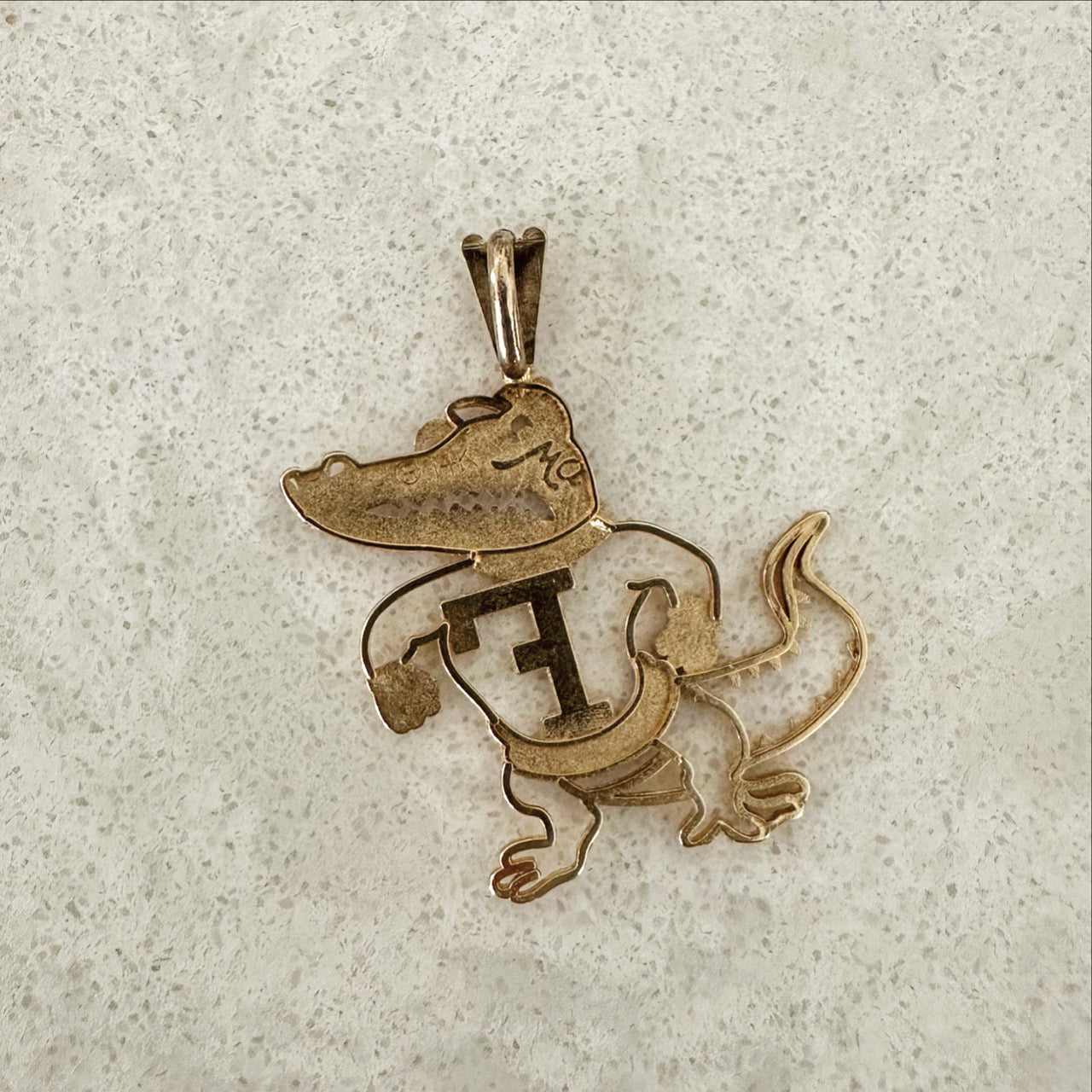 Florida Gators Gold Charm 14K