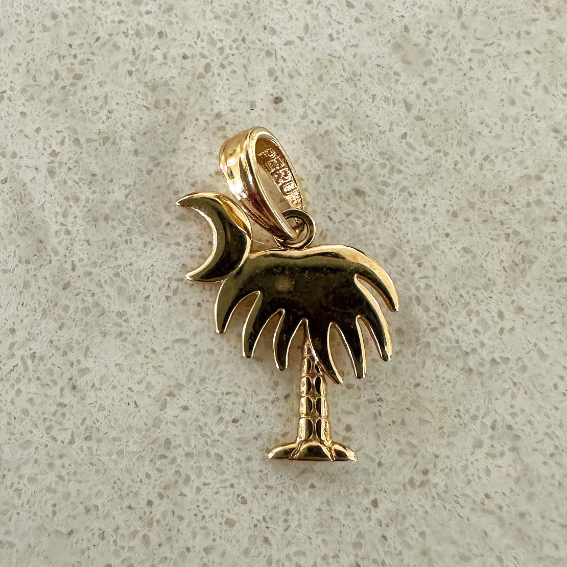 Gold Charleston Palm Tree Charms