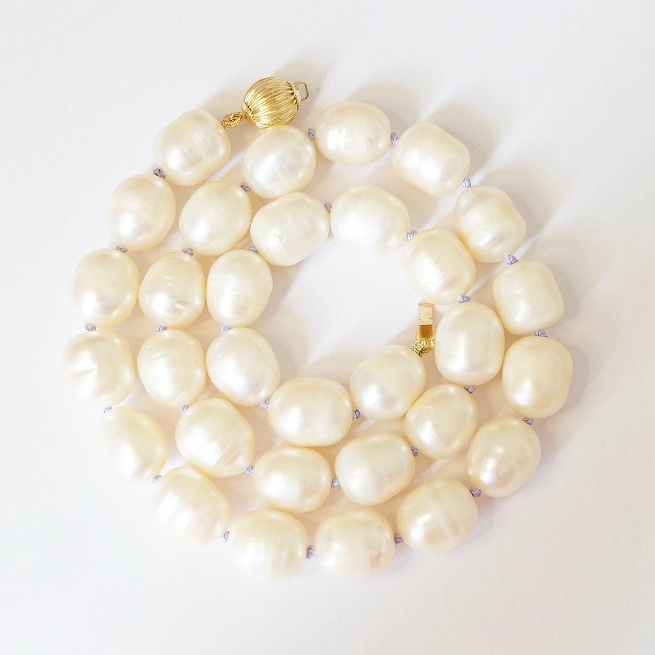 Pearl Necklace-Oversized Pearls