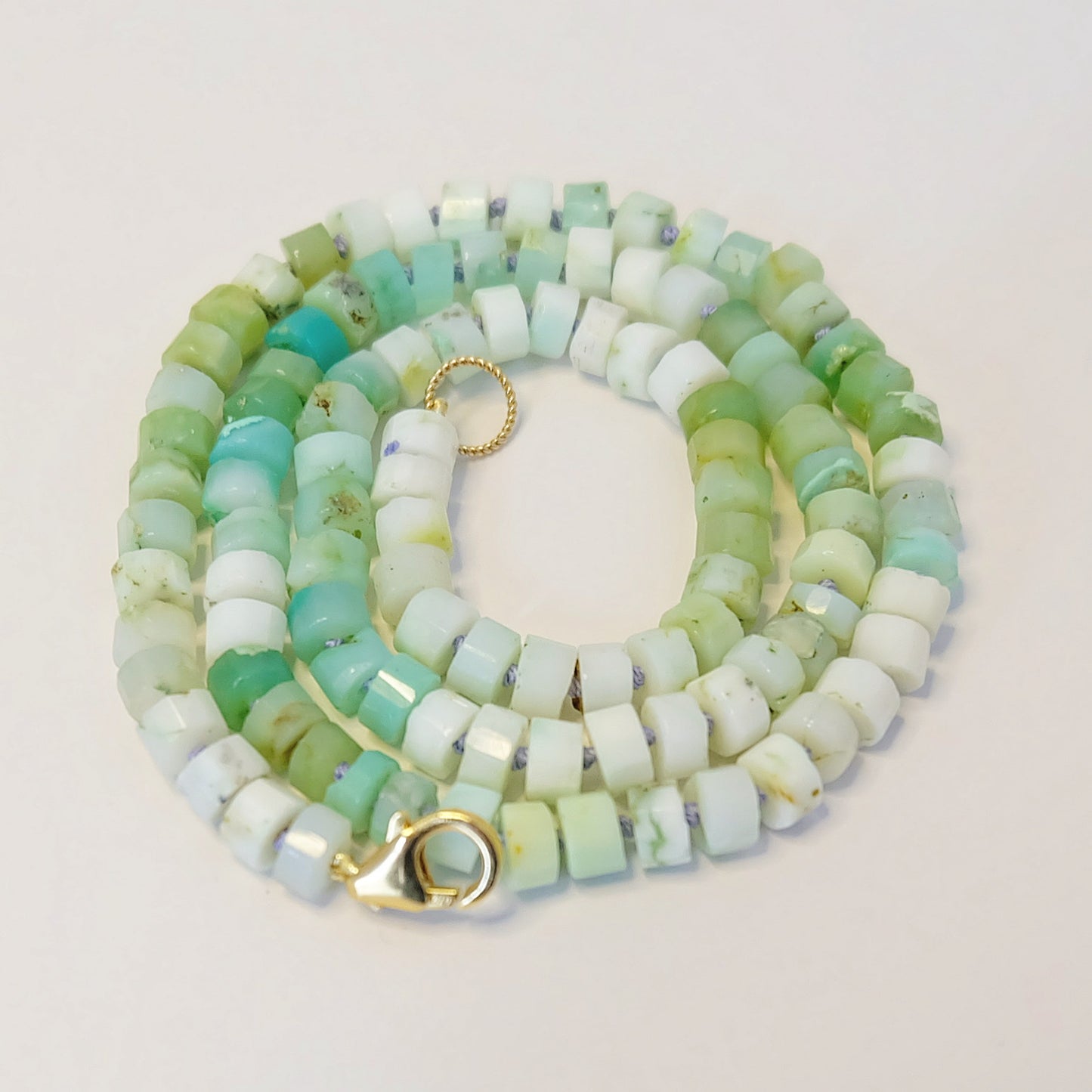 Peruvian Opal Candy Necklace