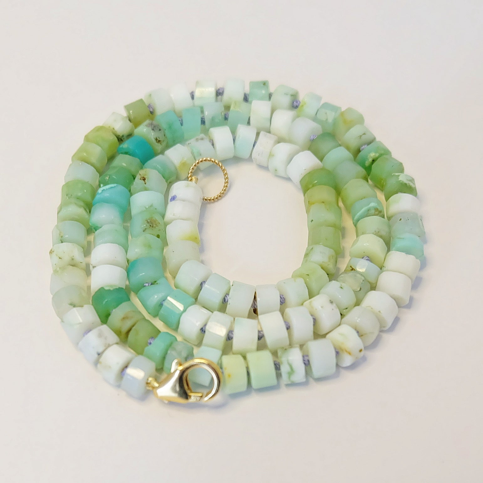 Peruvian Opal Candy Necklace