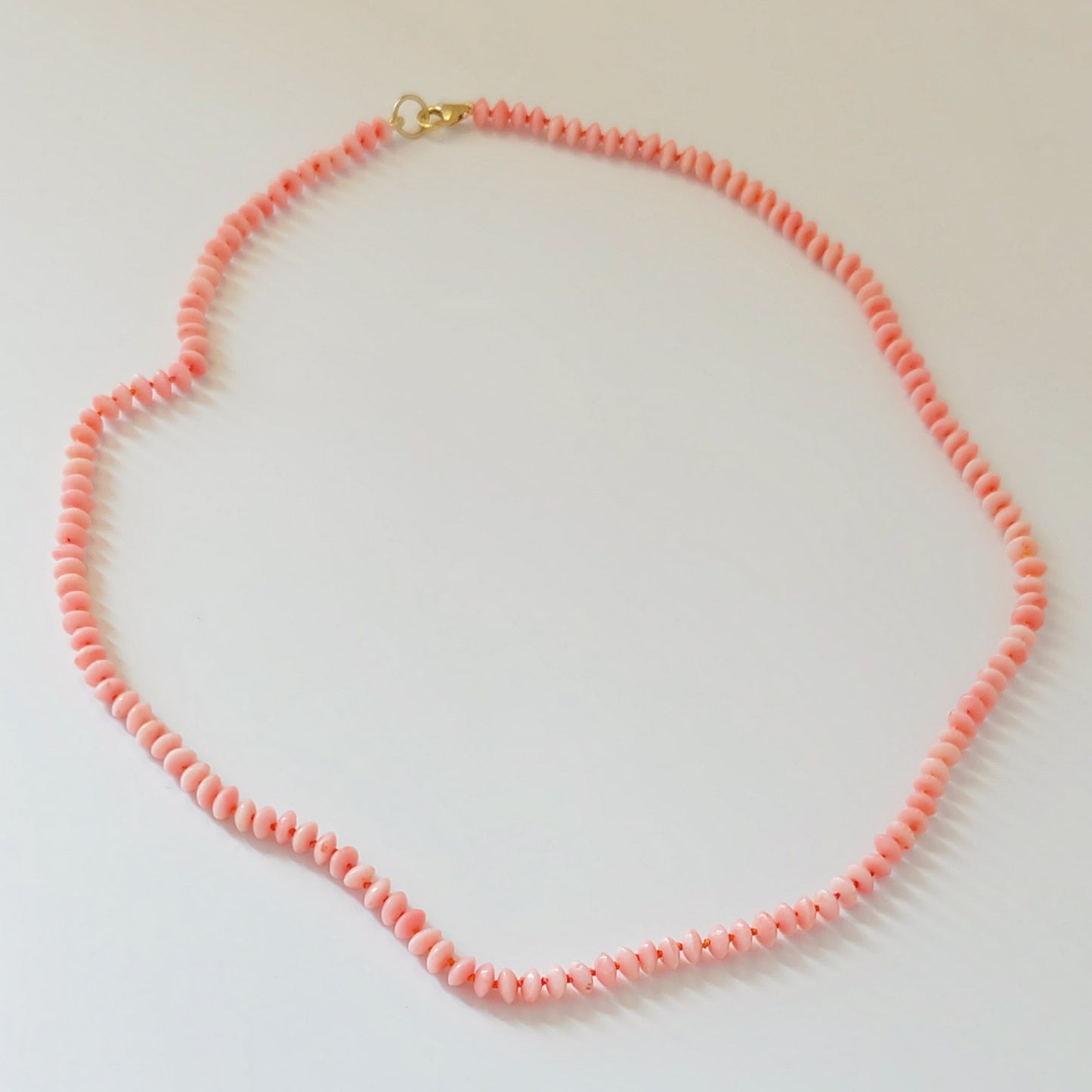 Pink Bamboo Coral Necklace