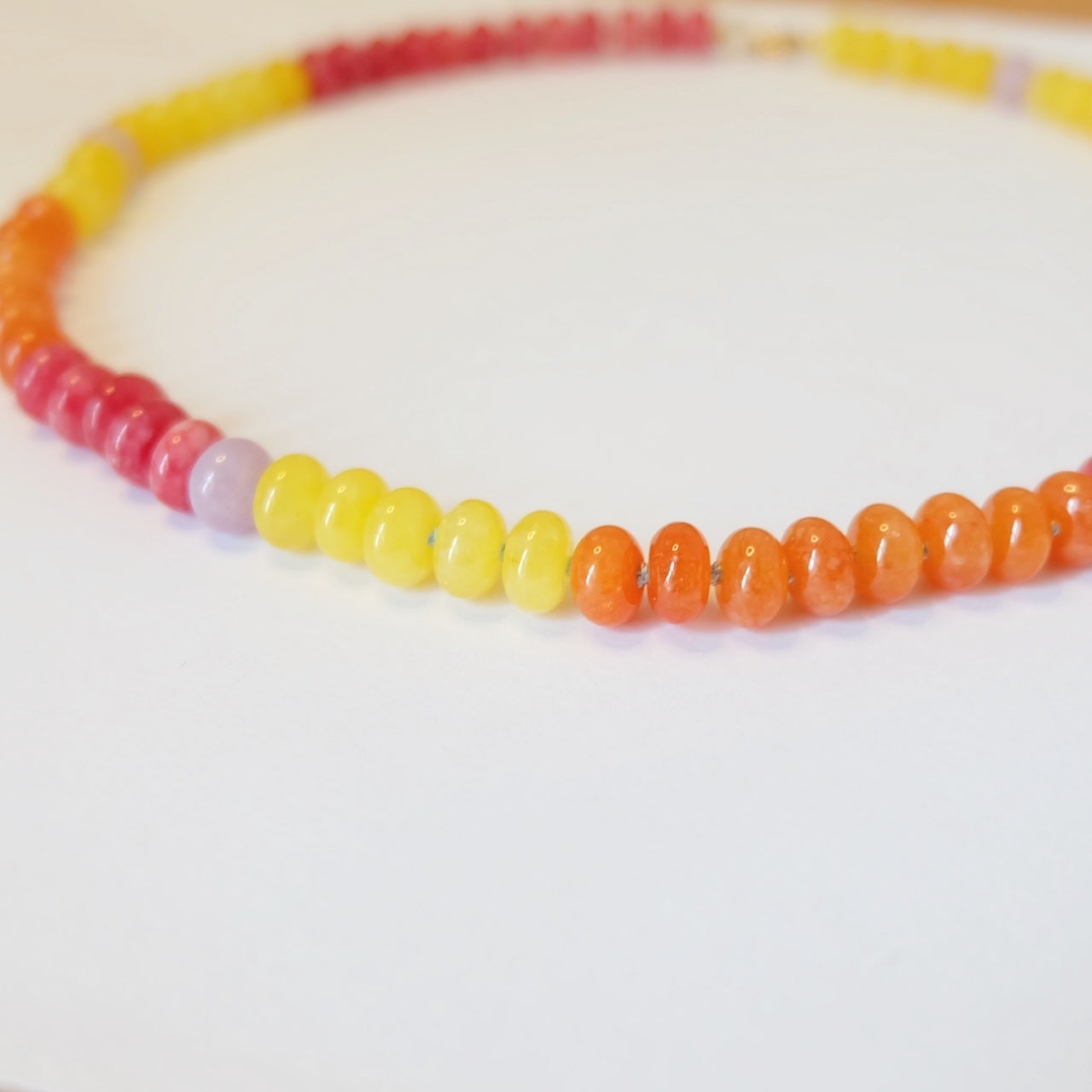 Rainbow Gem Candy Necklace