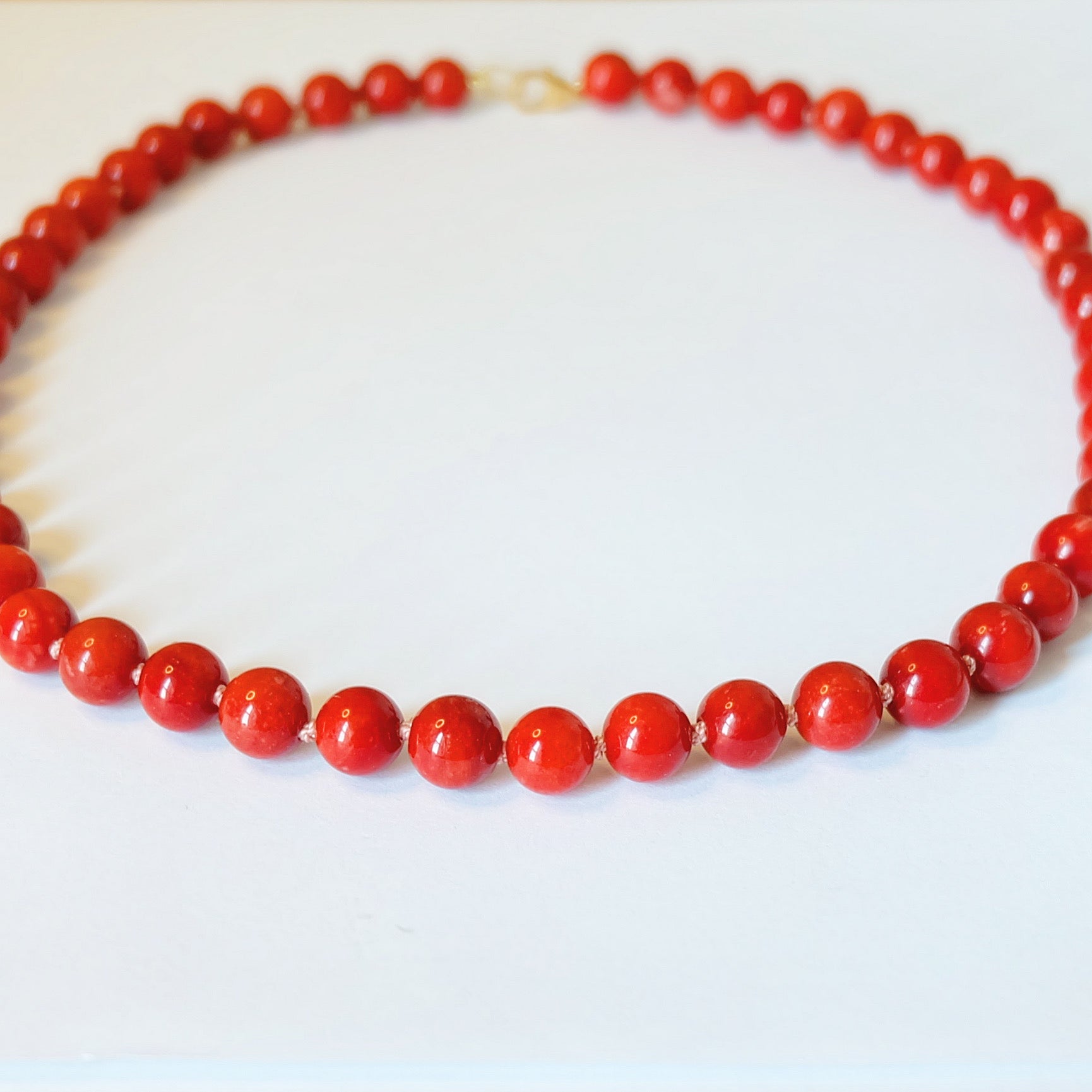 Red Candy Necklace-Beaded Candy Necklace