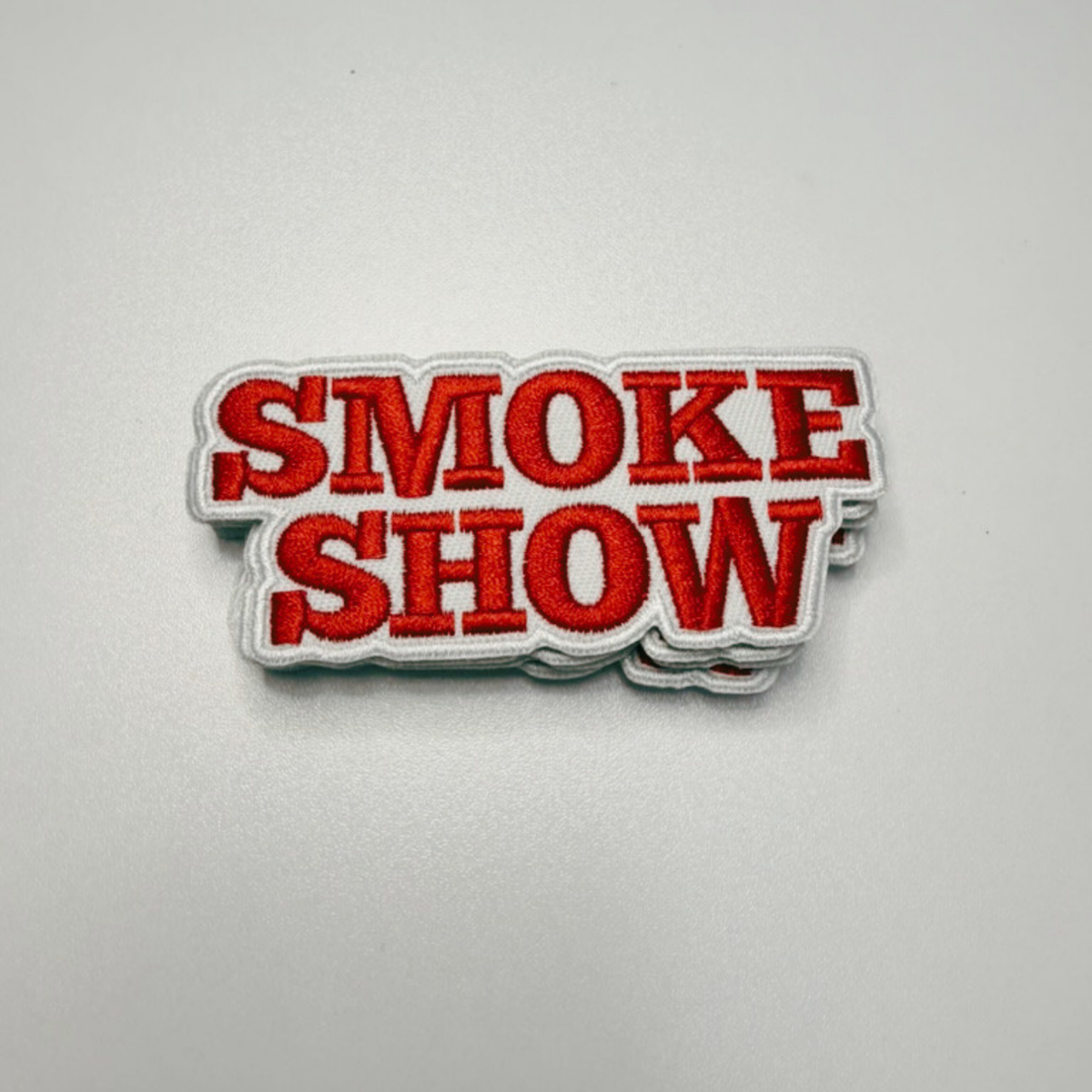 Smoke Show embroidered iron-on patch, view 4