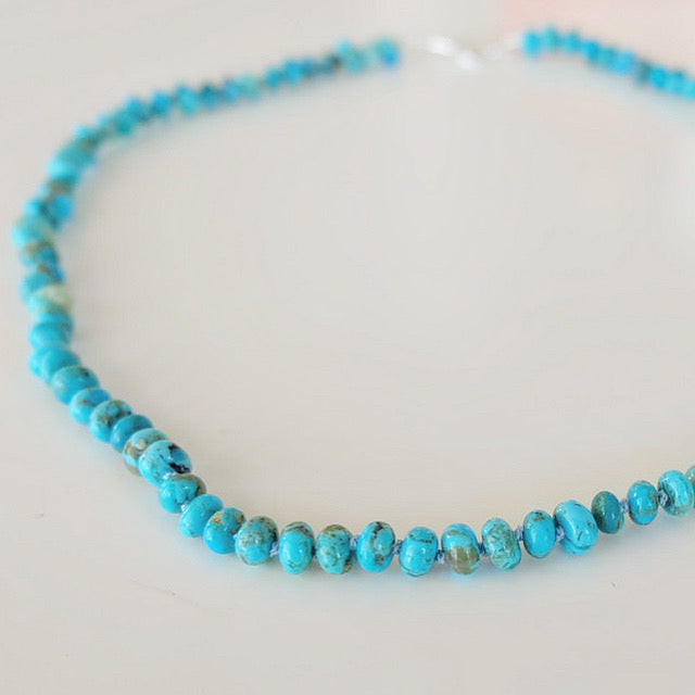 american turquoise bead necklace