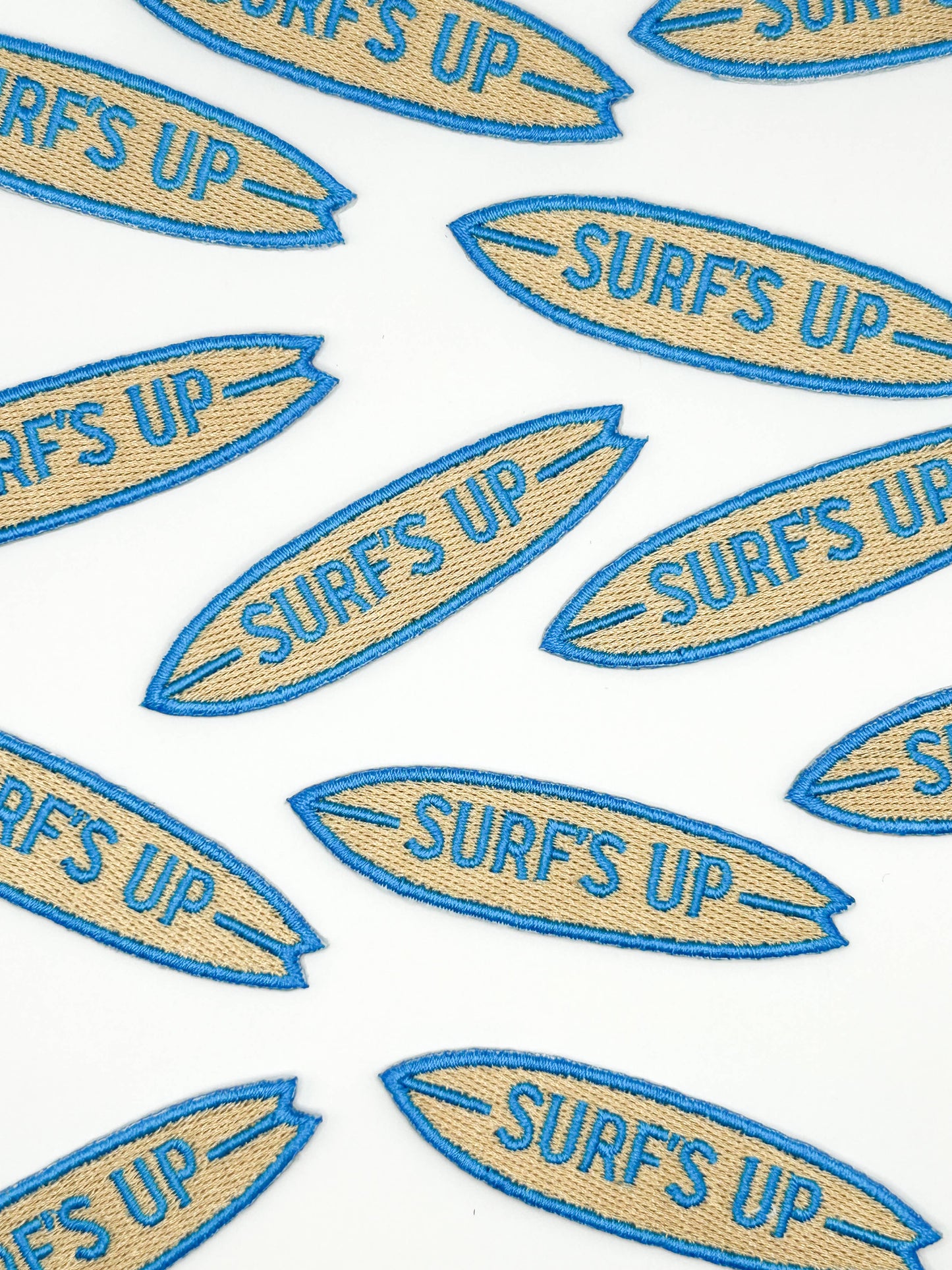 Surf's Up Embroidered Iron On Patch