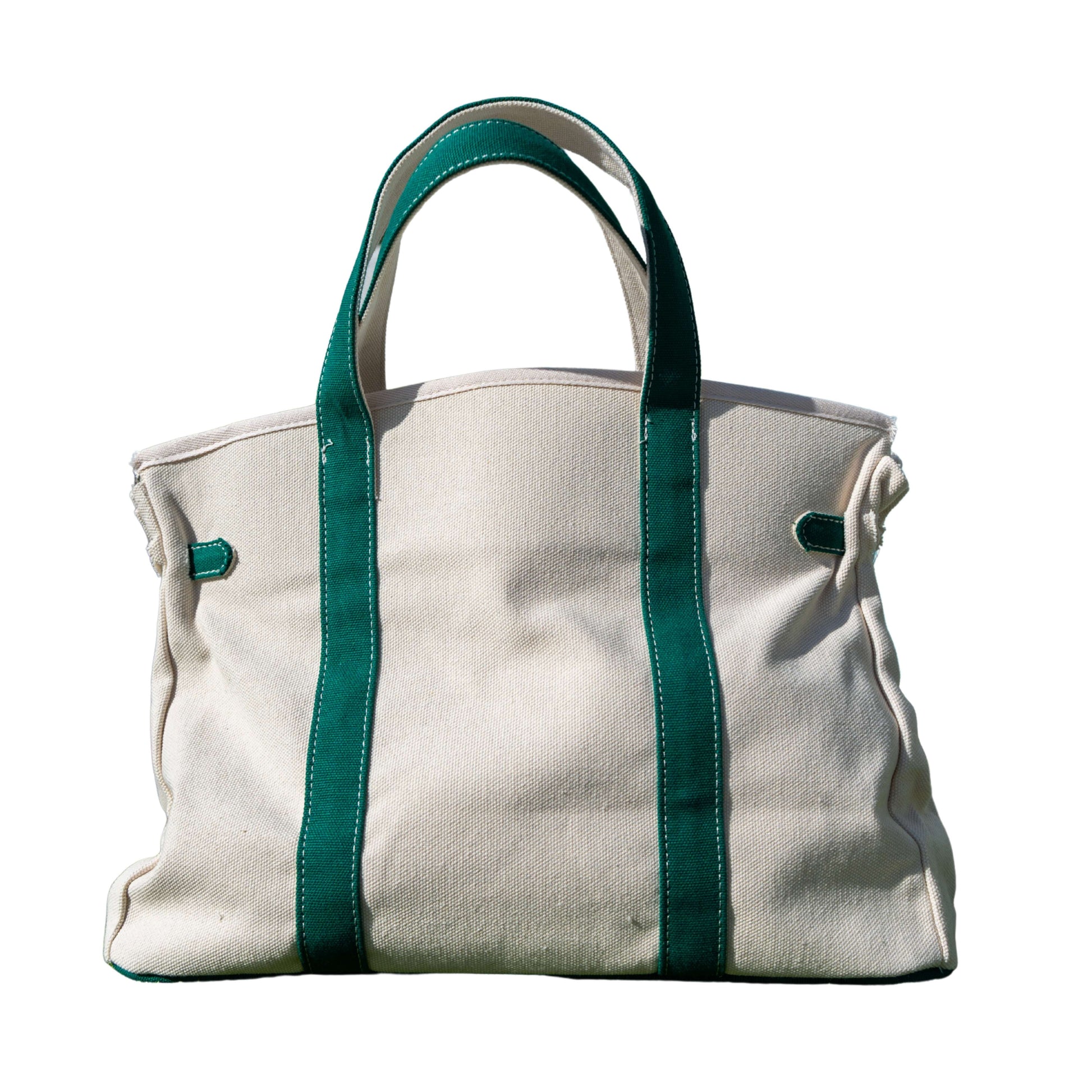 Bakc of green Boatkin tote bag