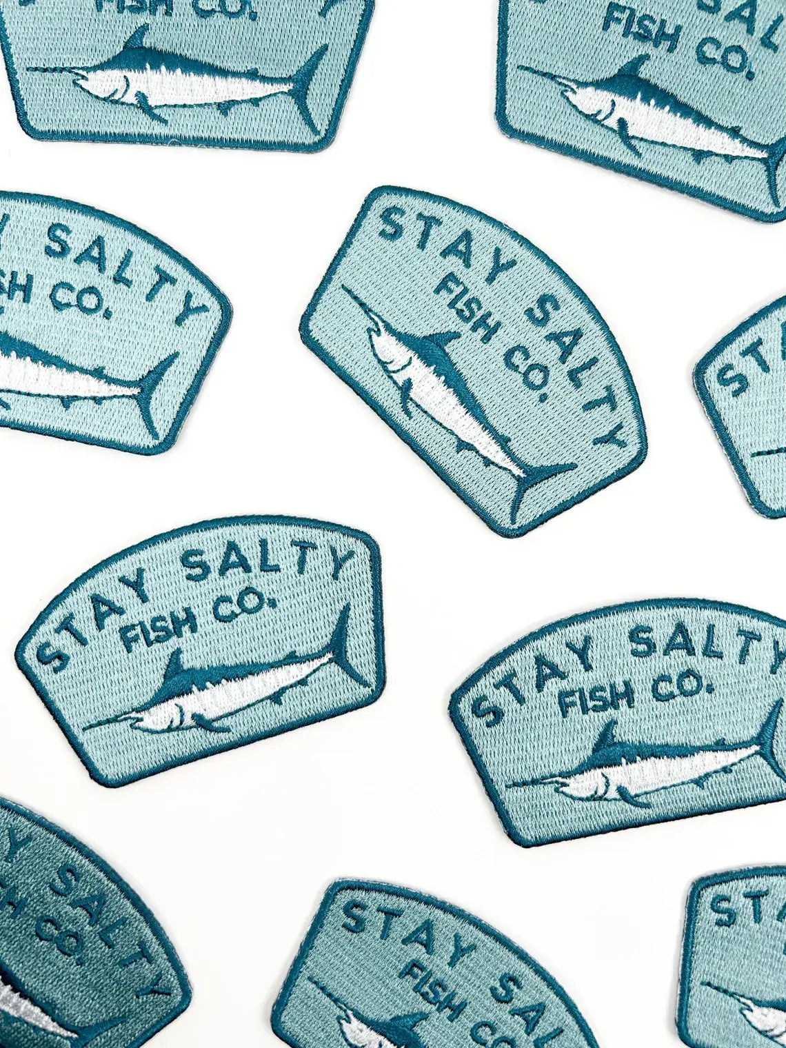 Stay Salty Fish Co. Iron On Patch