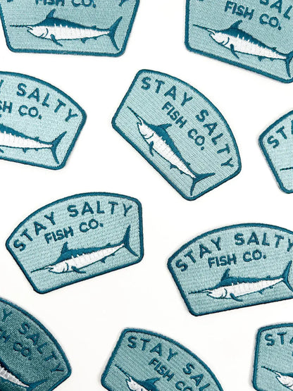 Stay Salty Fish Co. Iron On Patch