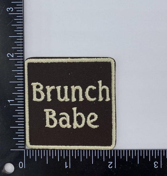 Brunch Babe patch, 2 x 2 inches