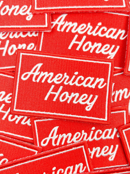 American Honey Iron On Patch