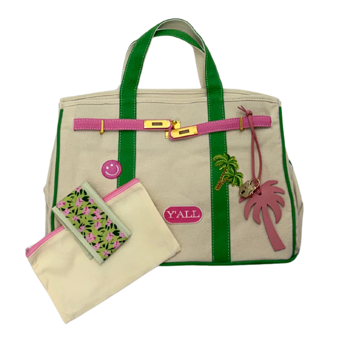 Custom Boatkin Bag  with iron on patches