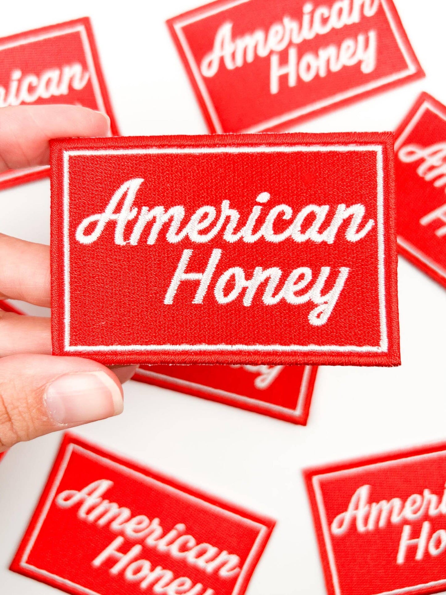 American Honey Iron On Patch